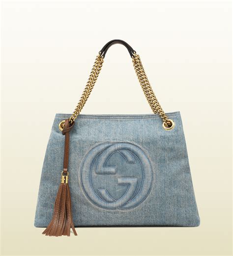 gucci solo bag|gucci soho denim bag.